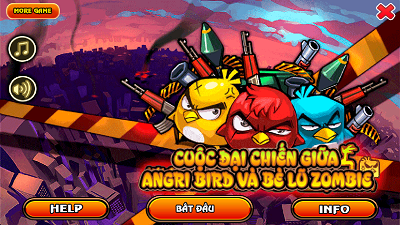 Tải Game angry bird vs zombies 1