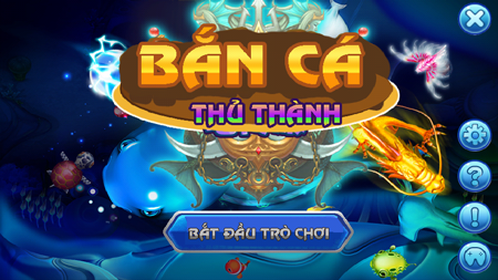 Giao diện của bắn cá thủ thành cho android 